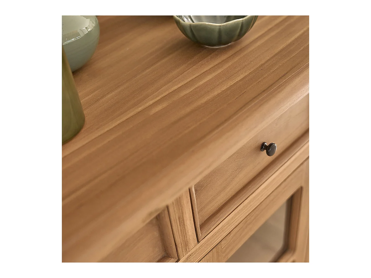 Buffet en bois teck massif 160 cm