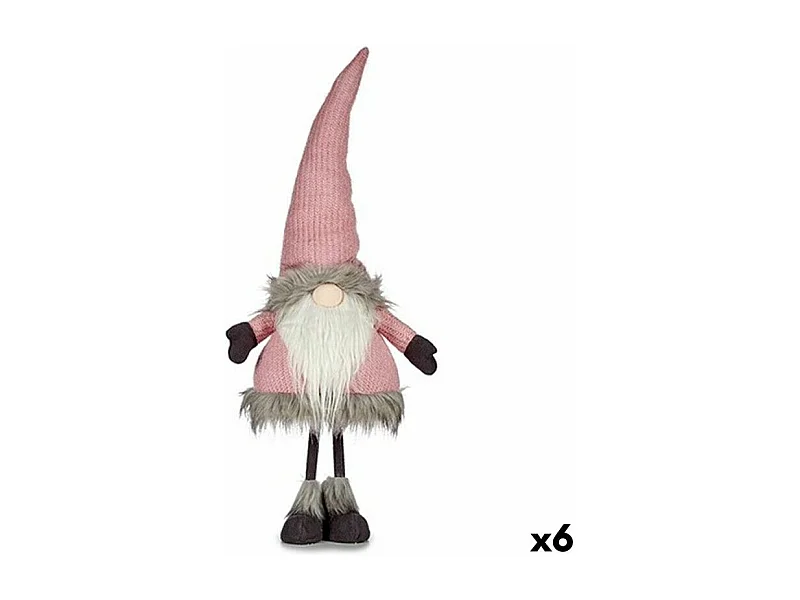Figurine Décorative Lutin Rose 19 x 90 x 27 cm (6 Unités)