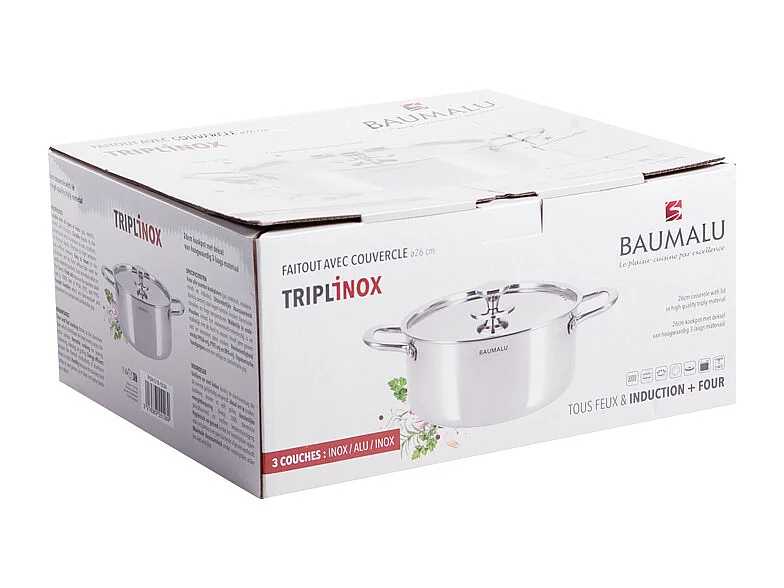 Faitout avec couvercle Tripli Pro 26 cm