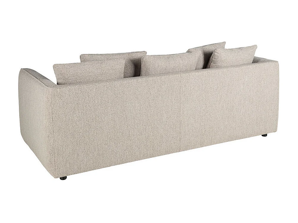 Clayton - Canapé 3 places en tissu bouclette - Beige