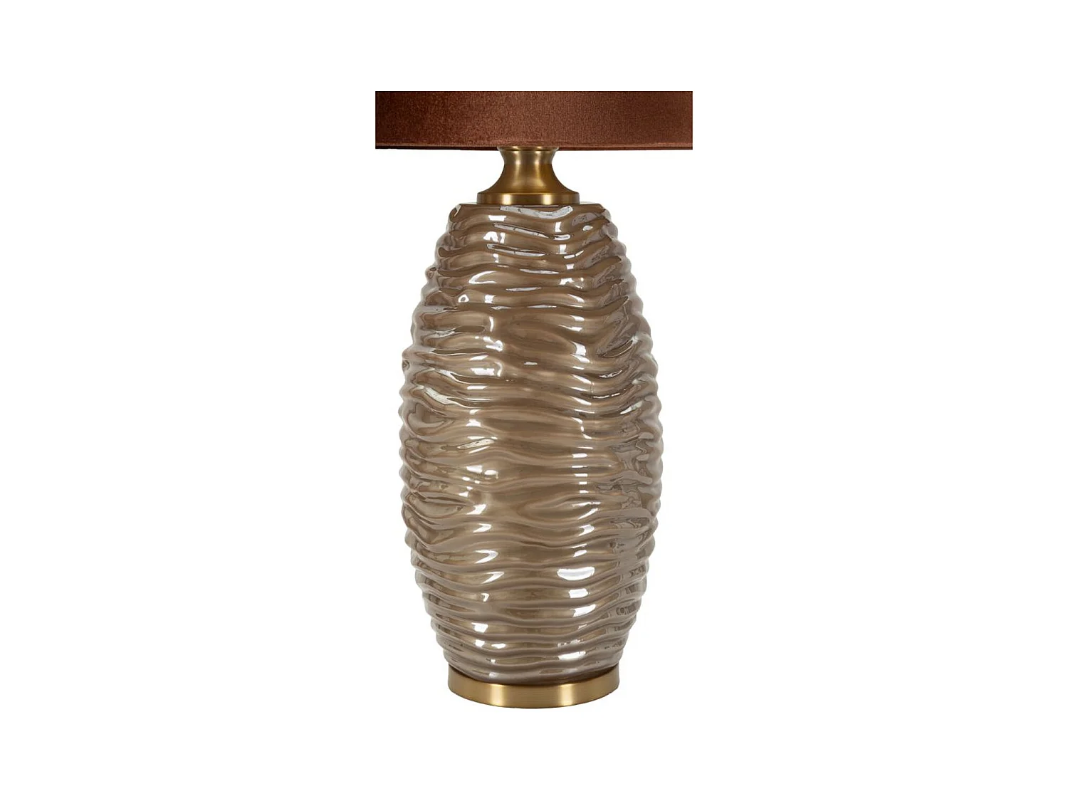 Lampe à Poser MF734, Marron, 79x45,5x45,5 cm, Seven Design