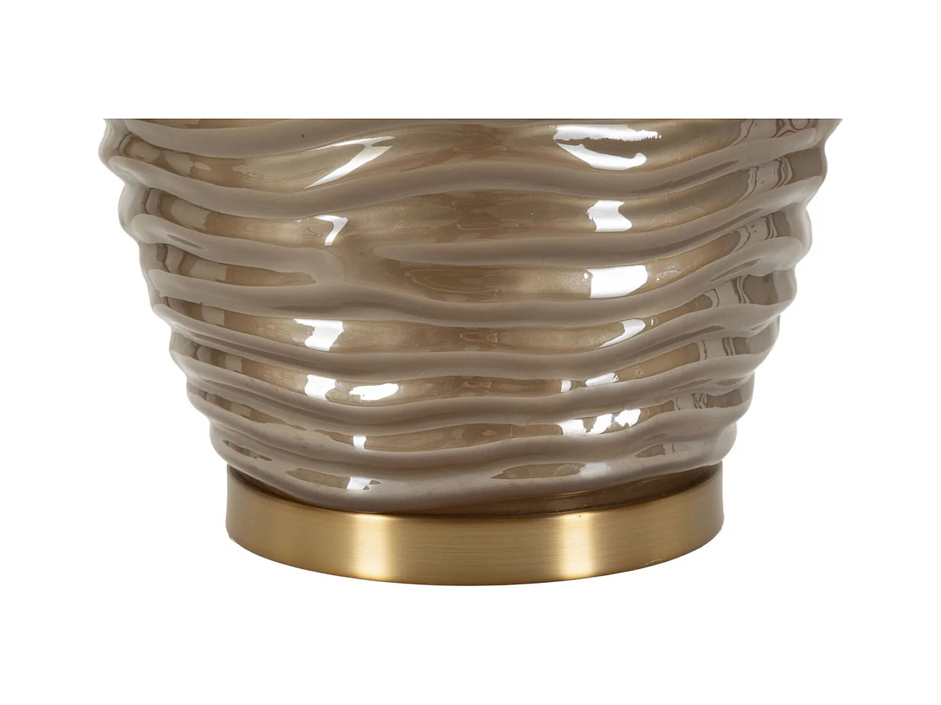 Lampe à Poser MF734, Marron, 79x45,5x45,5 cm, Seven Design