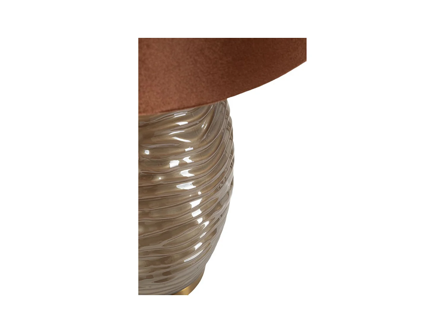 Lampe à Poser MF734, Marron, 79x45,5x45,5 cm, Seven Design