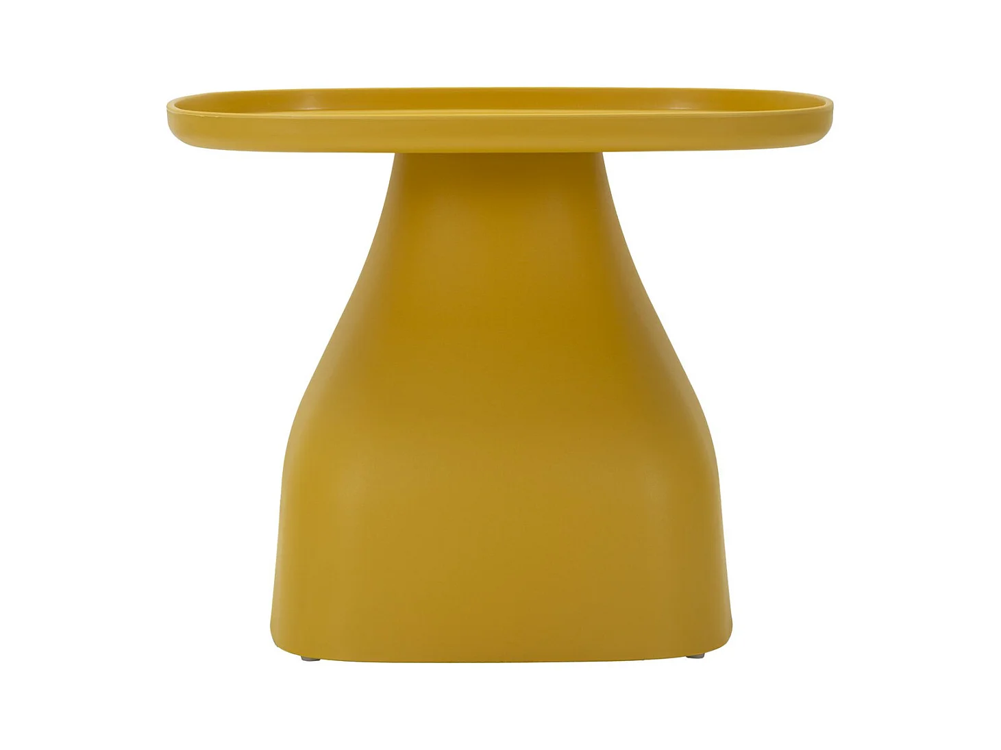 Table d'Appoint MF708, Jaune, 38x48x48 cm, Seven Design