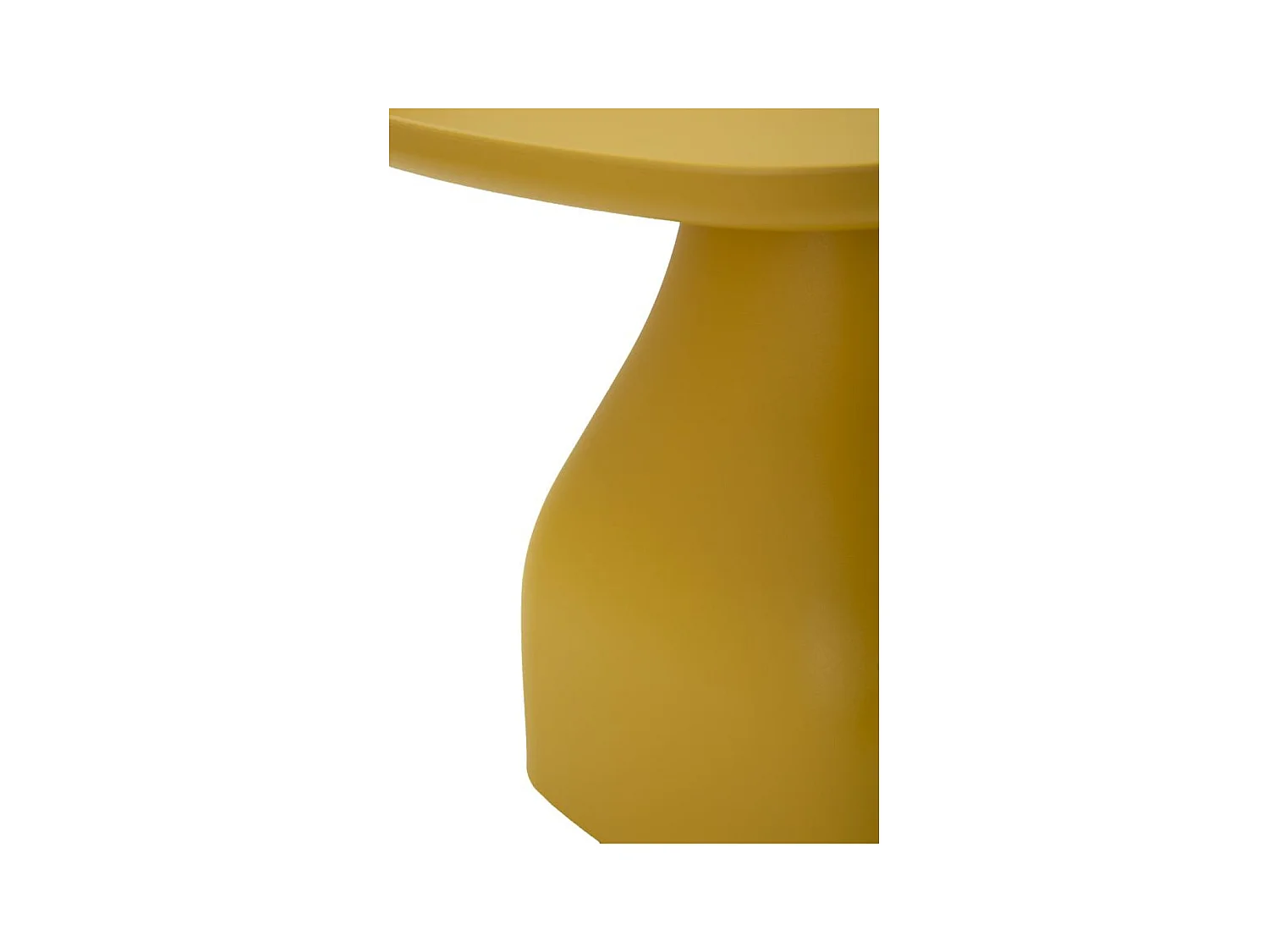 Table d'Appoint MF708, Jaune, 38x48x48 cm, Seven Design