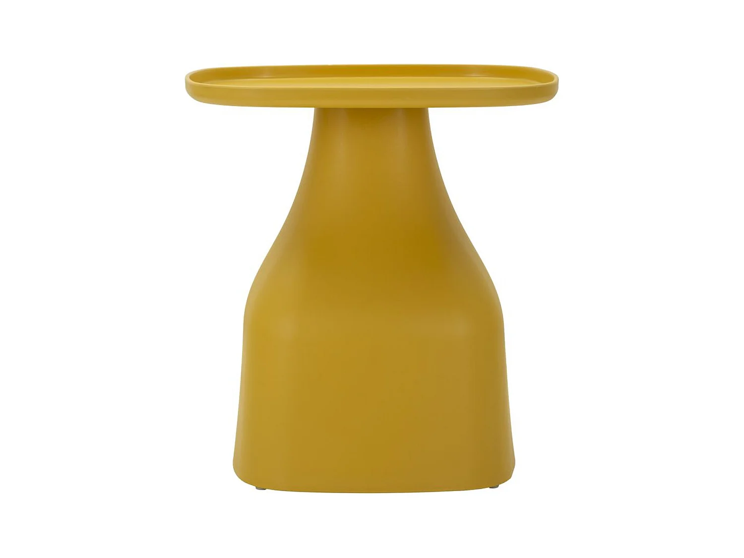 Table d'Appoint MF707, Jaune, 50x48x48 cm, Seven Design