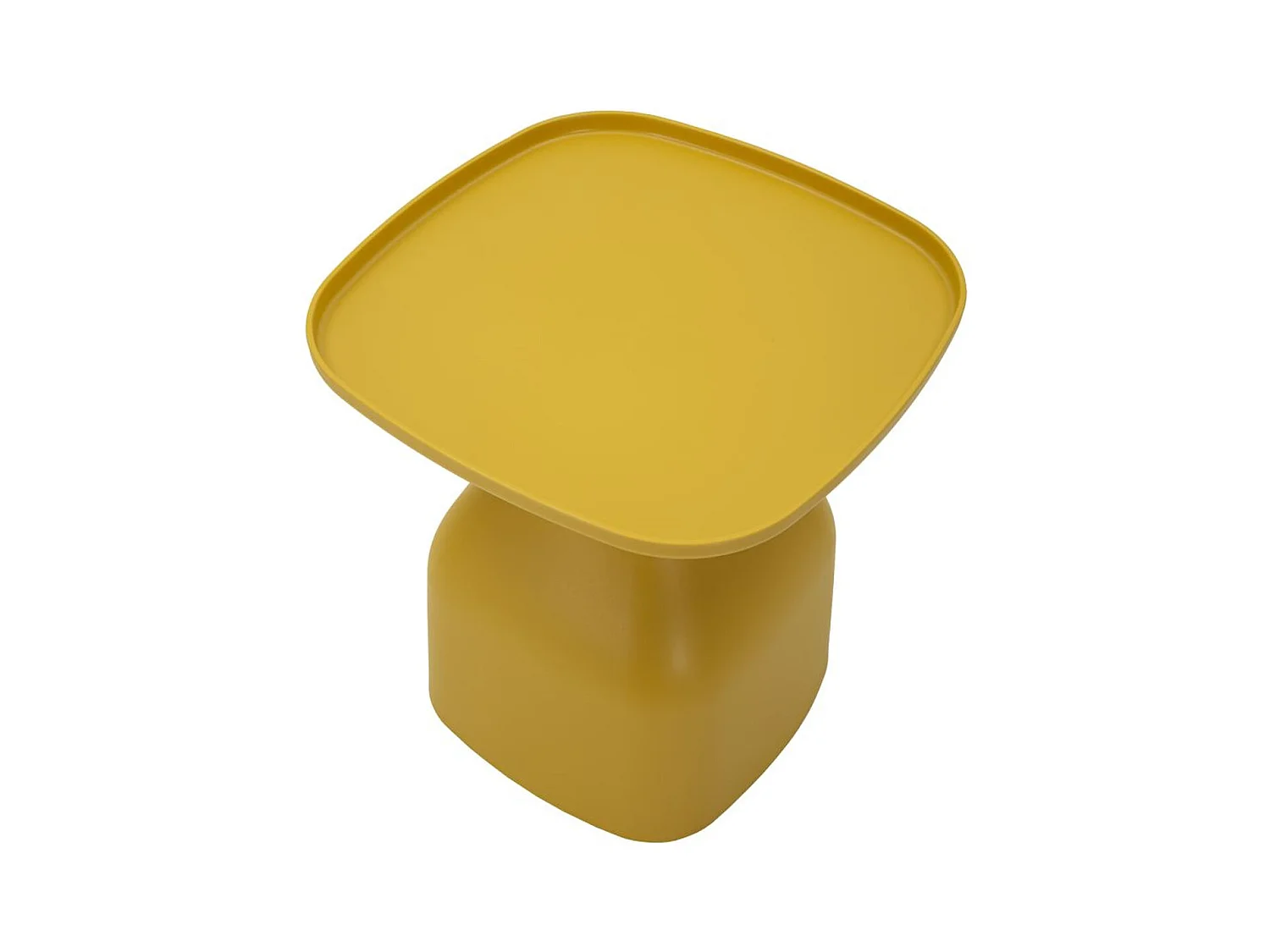 Table d'Appoint MF707, Jaune, 50x48x48 cm, Seven Design