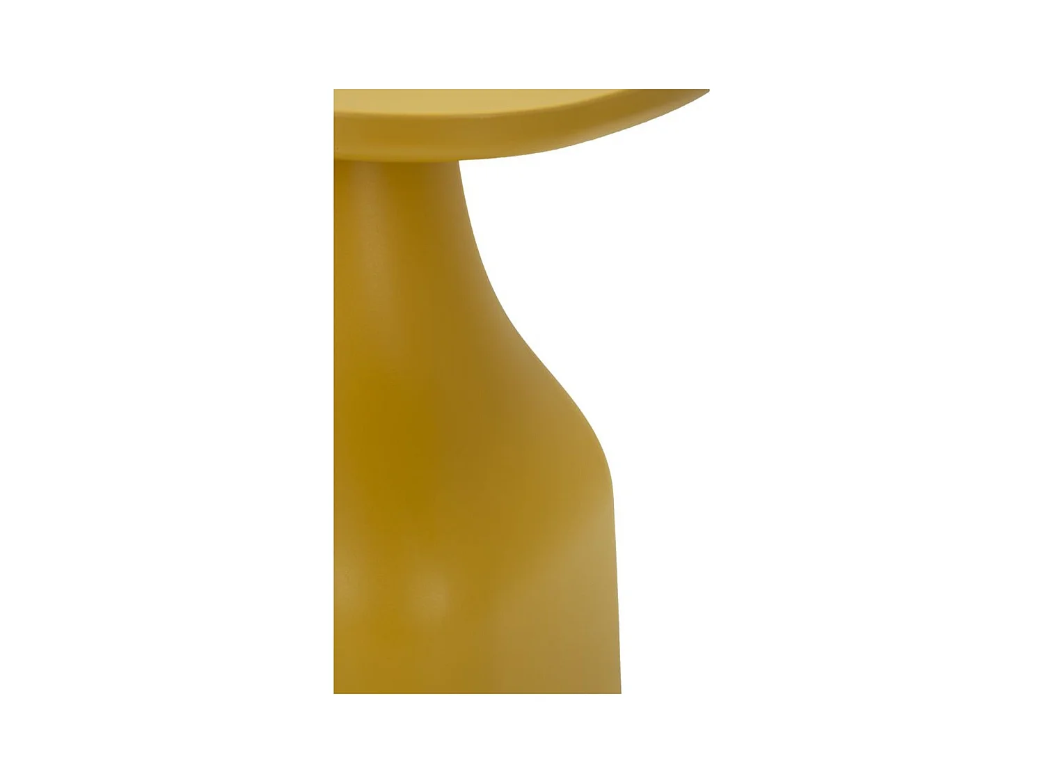 Table d'Appoint MF707, Jaune, 50x48x48 cm, Seven Design