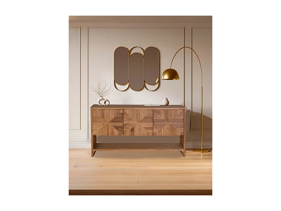 Strio - Buffet en bois de teck recyclé