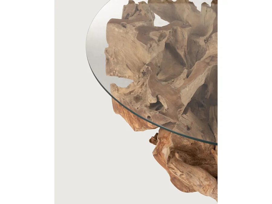 Forest - Table basse en teck massif 80 cm