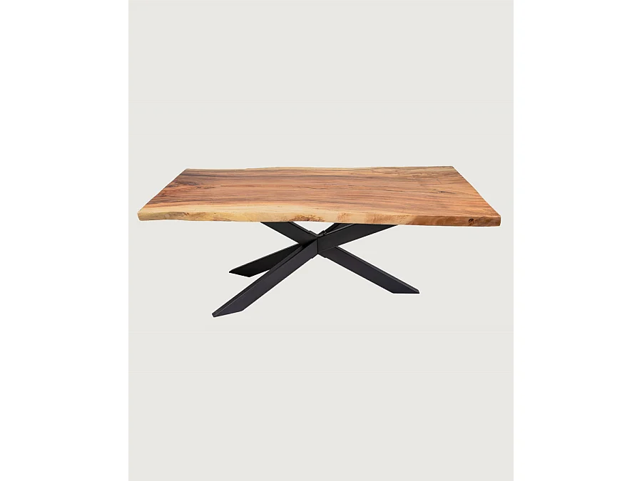 Laguna - Table repas en bois massif de suar