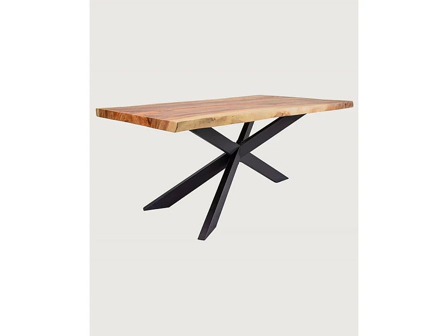 Laguna - Table repas en bois massif de suar