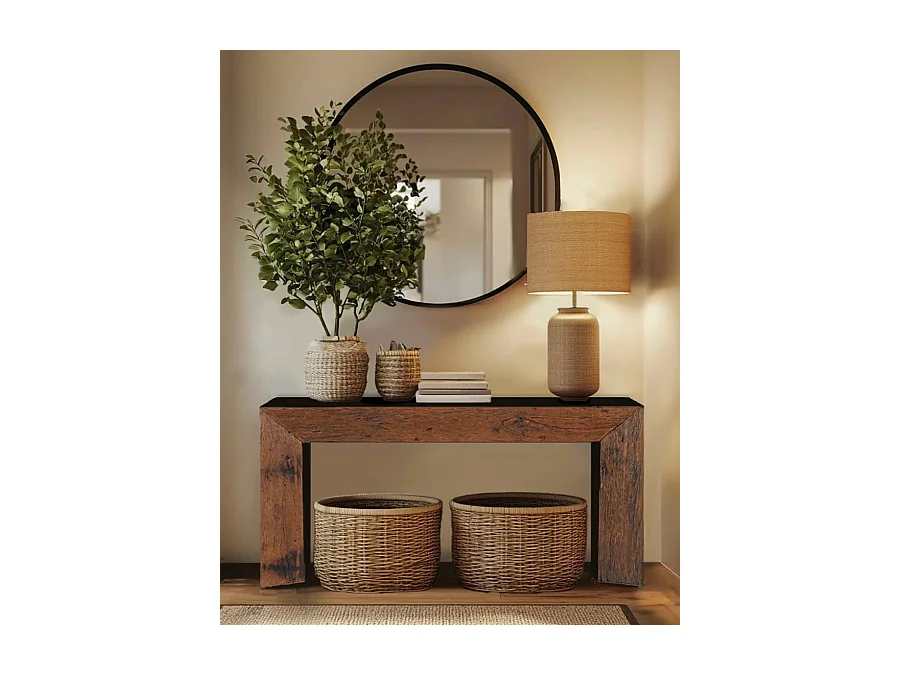 Luma - Console en bois massif de manguier