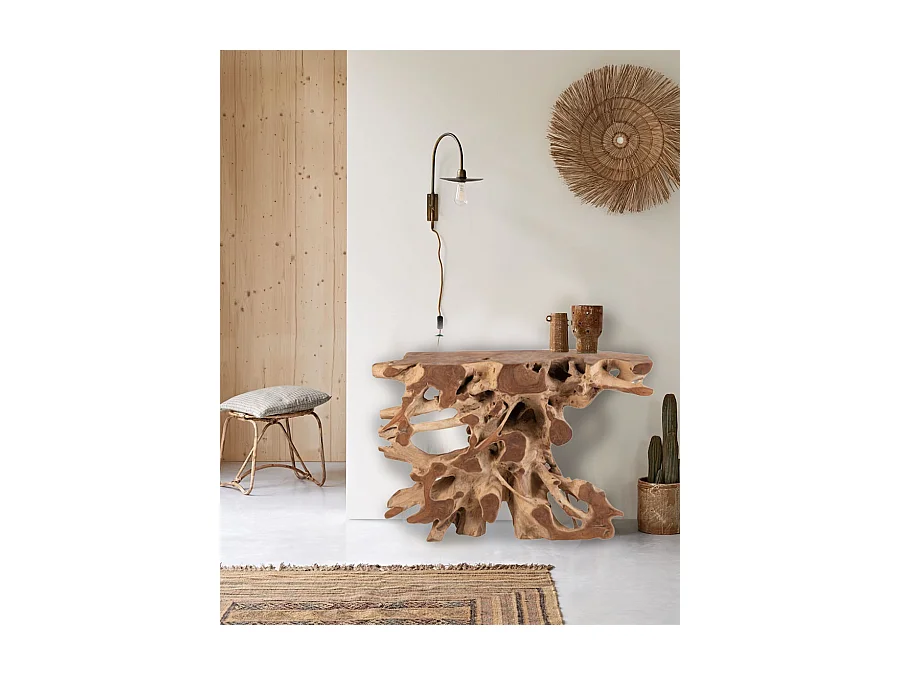 Forest - Console en bois massif de teck 121 cm