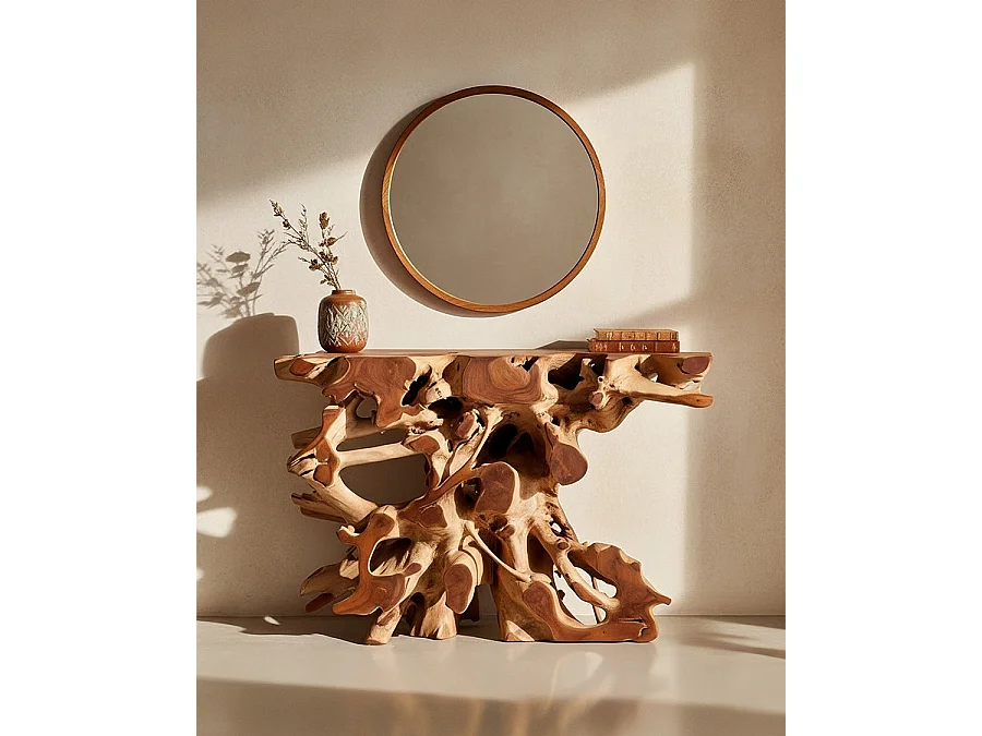 Forest - Console en bois massif de teck 121 cm