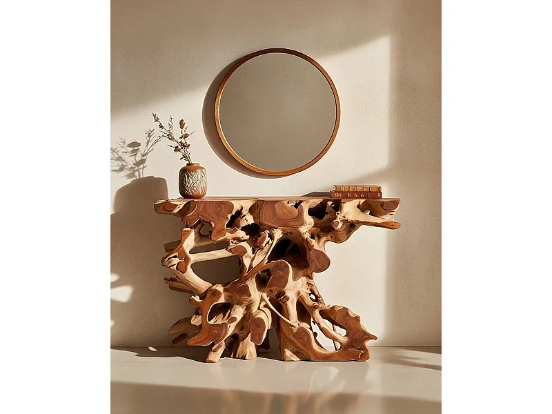 Forest - Console en bois massif de teck 121 cm