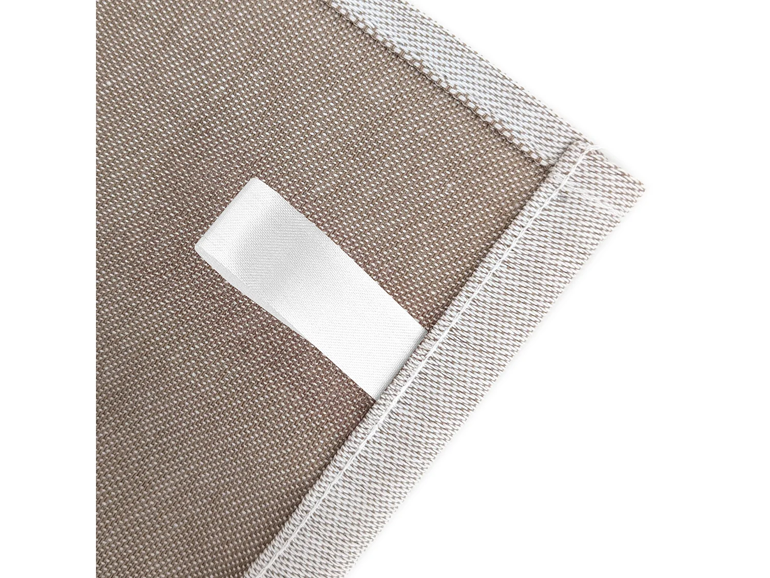 Lot de 2 torchons de cuisine toile 50x70 cm collection MARIS jaune