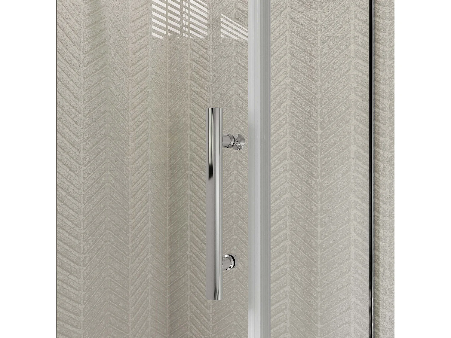 120x90x195cm Douchecabine draaideur+zijwand,6 mm NANO EasyClean veiligheidsglas,73-120 cm Stabilisatiestang (inkortbaar),profiel van glanzend chroom.