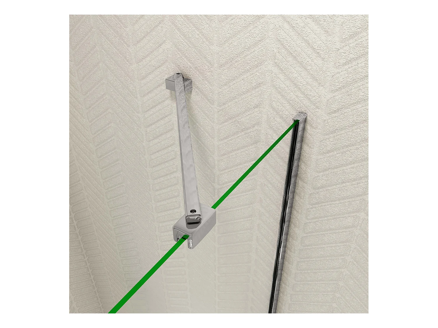 B:76xD:70xH:195 cm Douchecabine,draaideur + zijpanelen,6mm helder EasyClean veiligheidsglas,45cm Stabilisatorstang,glanzend chroom profiel.