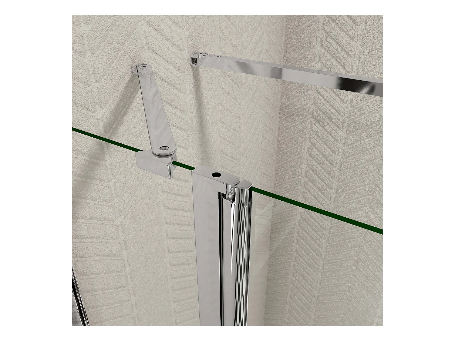 120x70x195cm Douchecabine draaideur+zijwand,6 mm NANO EasyClean veiligheidsglas,73-120 cm Stabilisatiestang (inkortbaar),profiel van glanzend chroom.