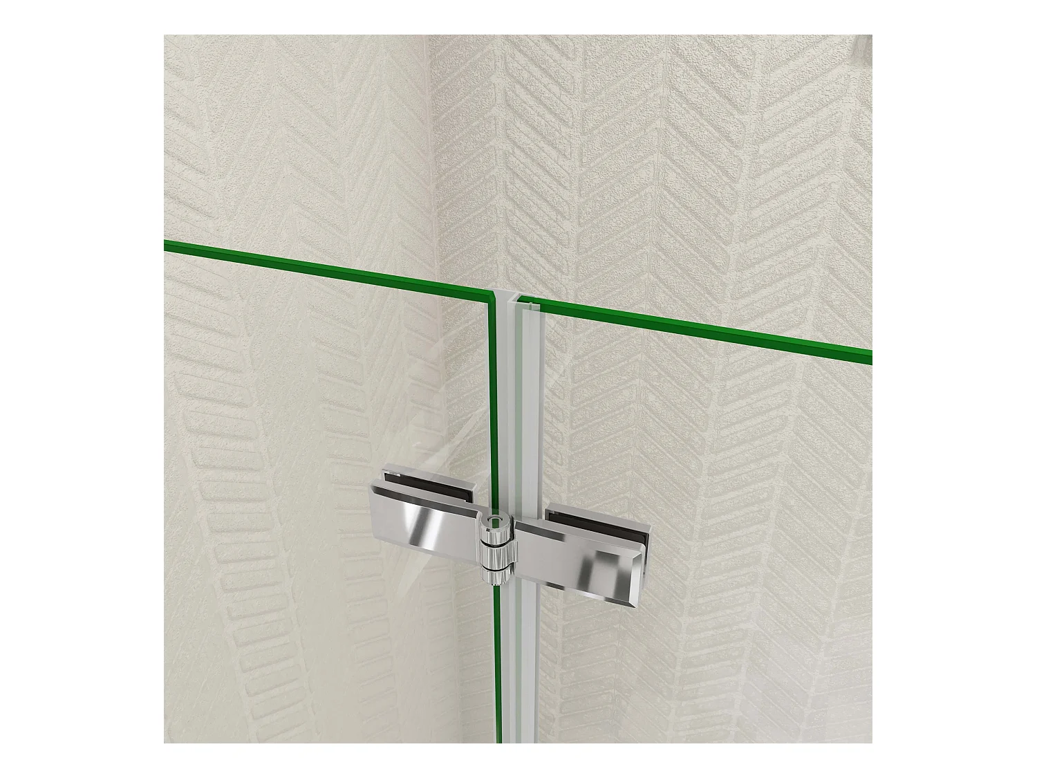 B:120xD:80xH:195 cm Douchecabine,draaideur + zijpanelen,6mm helder EasyClean veiligheidsglas,45cm Stabilisatorstang,glanzend chroom profiel.