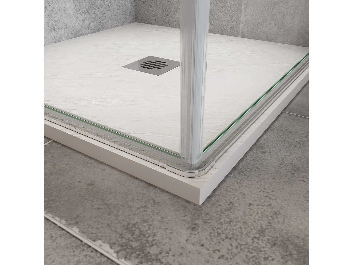 Douchecabine B:70xD:70x180cm,dubbele draaideuren,5mm NANO EasyClean veiligheidsglas,profiel van glanzend chroom