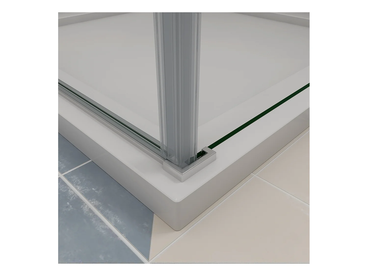 B:70xD:90x197cm Douchecabine met draaideur+zijwand,6mm EasyClean veiligheidsglas,50 cm Stabilisatiestang (draaibaar),profiel van glanzend chroom