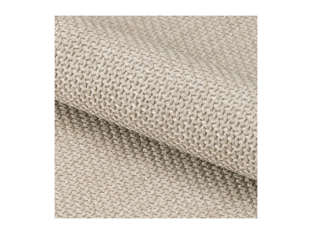 Vako - Lot de 2 tabourets de bar en tissu pieds beiges H78cm - Beige