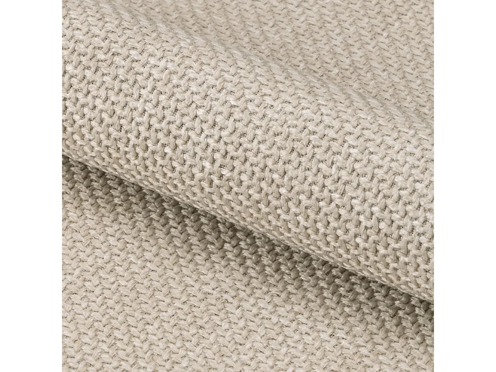 Vako - Lot de 2 tabourets de bar en tissu pieds beiges H78cm - Beige