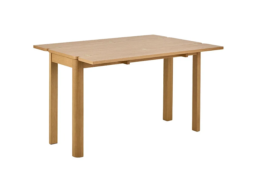 Fika - Table à manger extensible 2 à 4 personnes en bois 120x45-90cm  - Bois clair