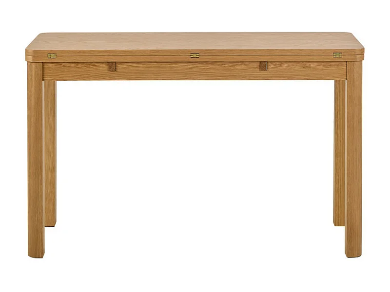 Fika - Table à manger extensible 2 à 4 personnes en bois 120x45-90cm  - Bois clair