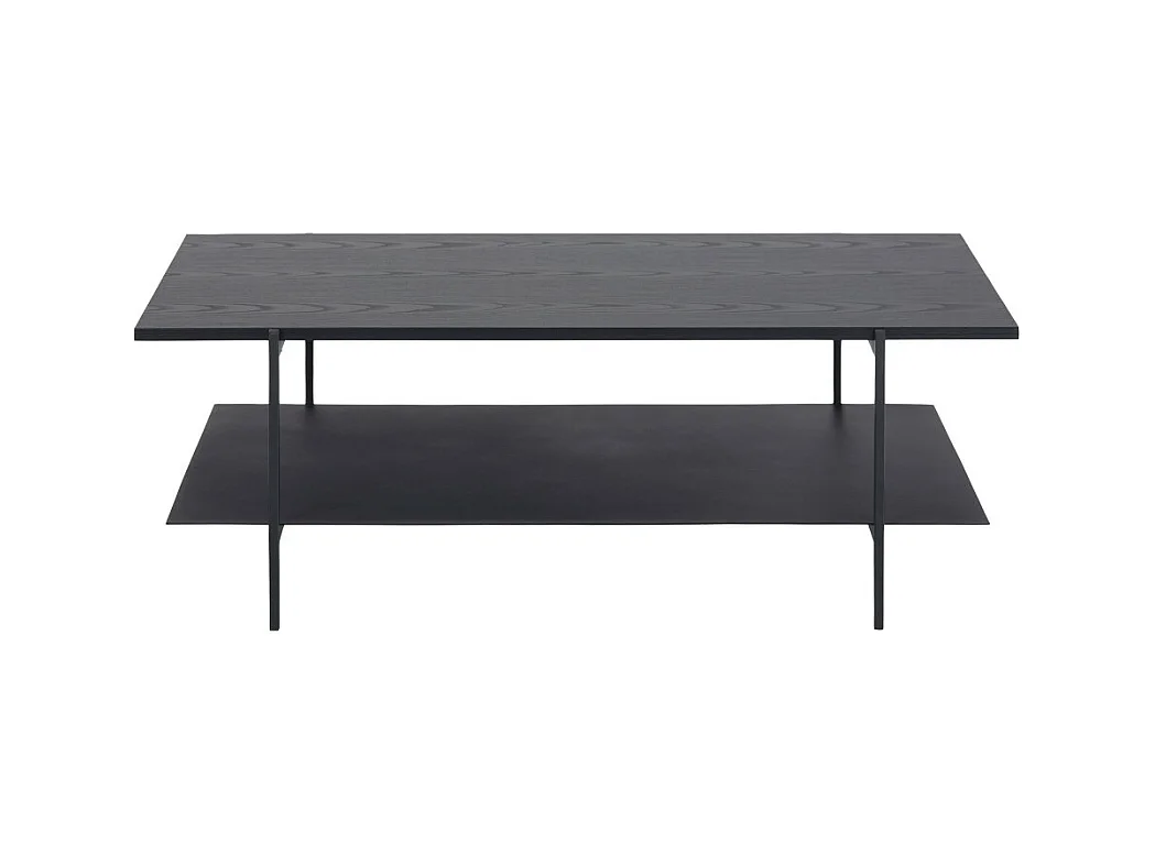 Mysa - Table basse en bois et métal - Noir