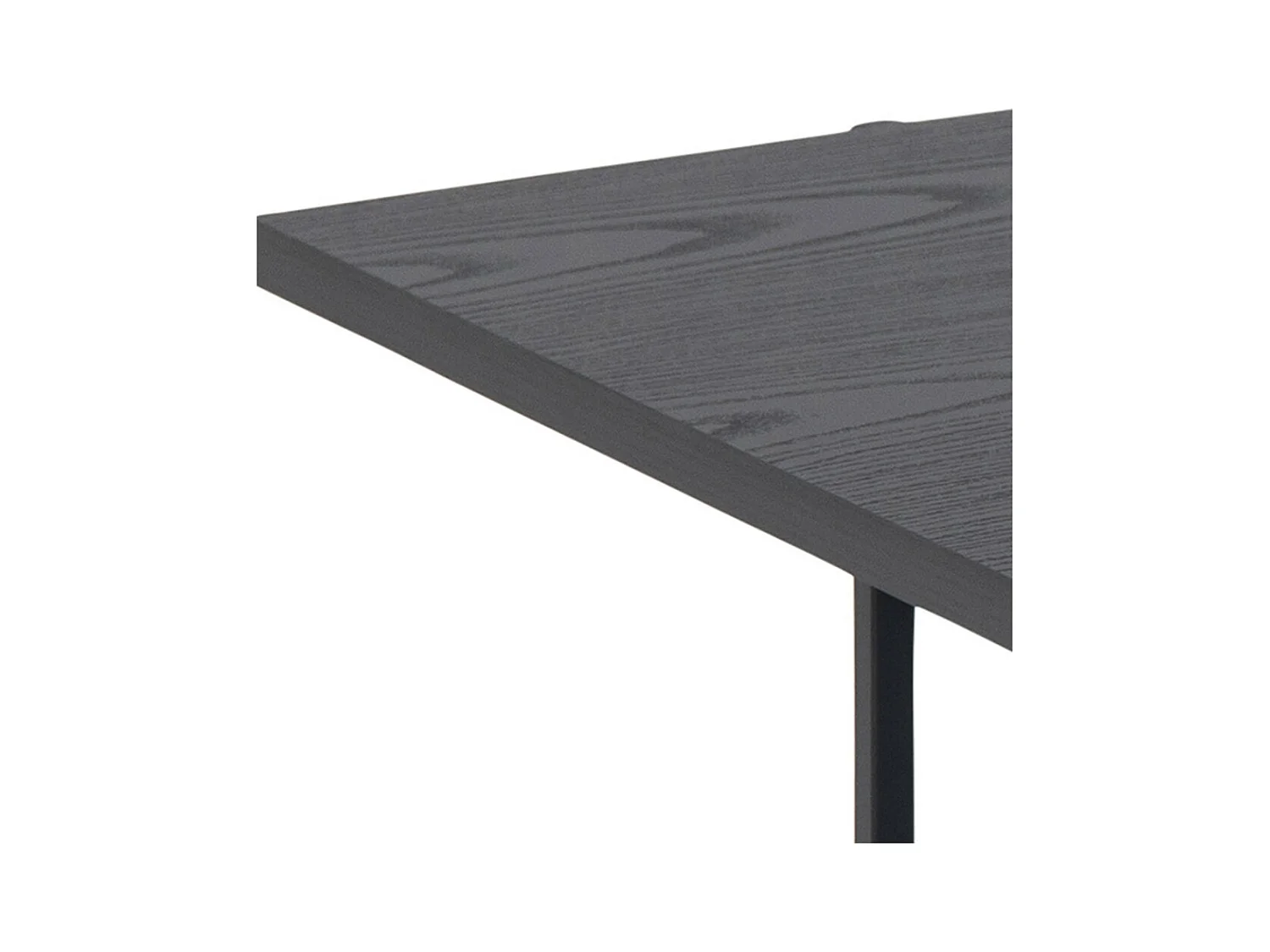 Mysa - Table basse en bois et métal - Noir