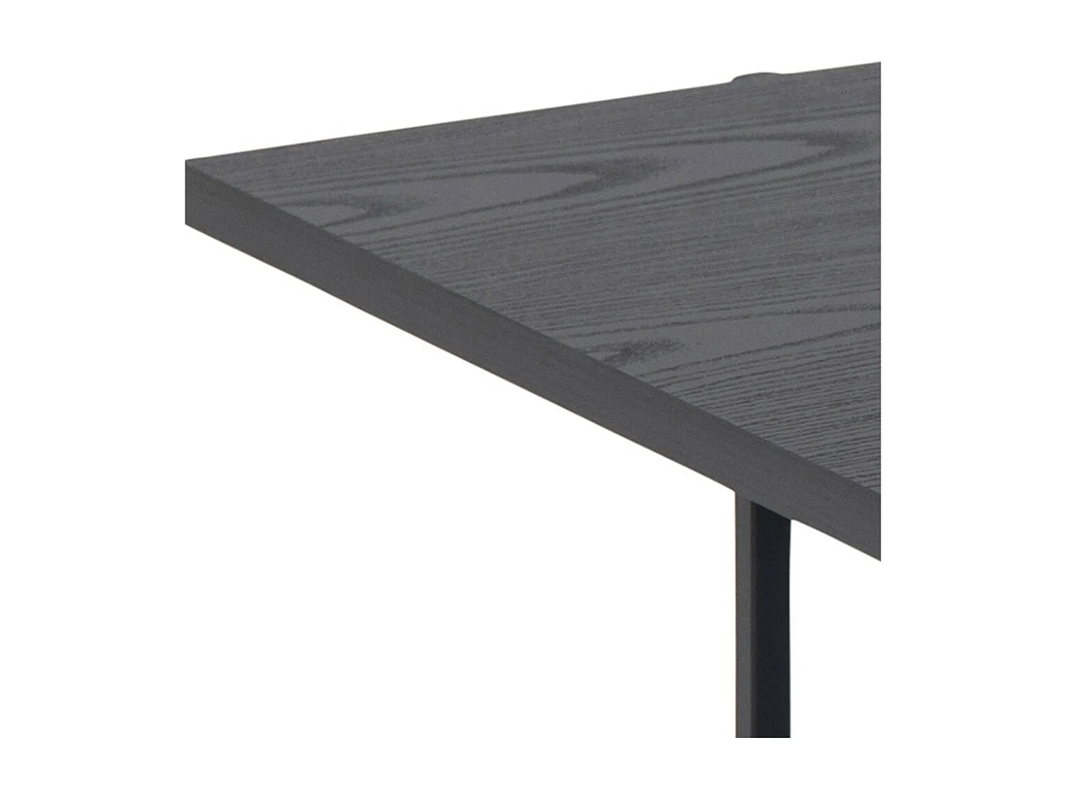 Mysa - Table basse en bois et métal - Noir