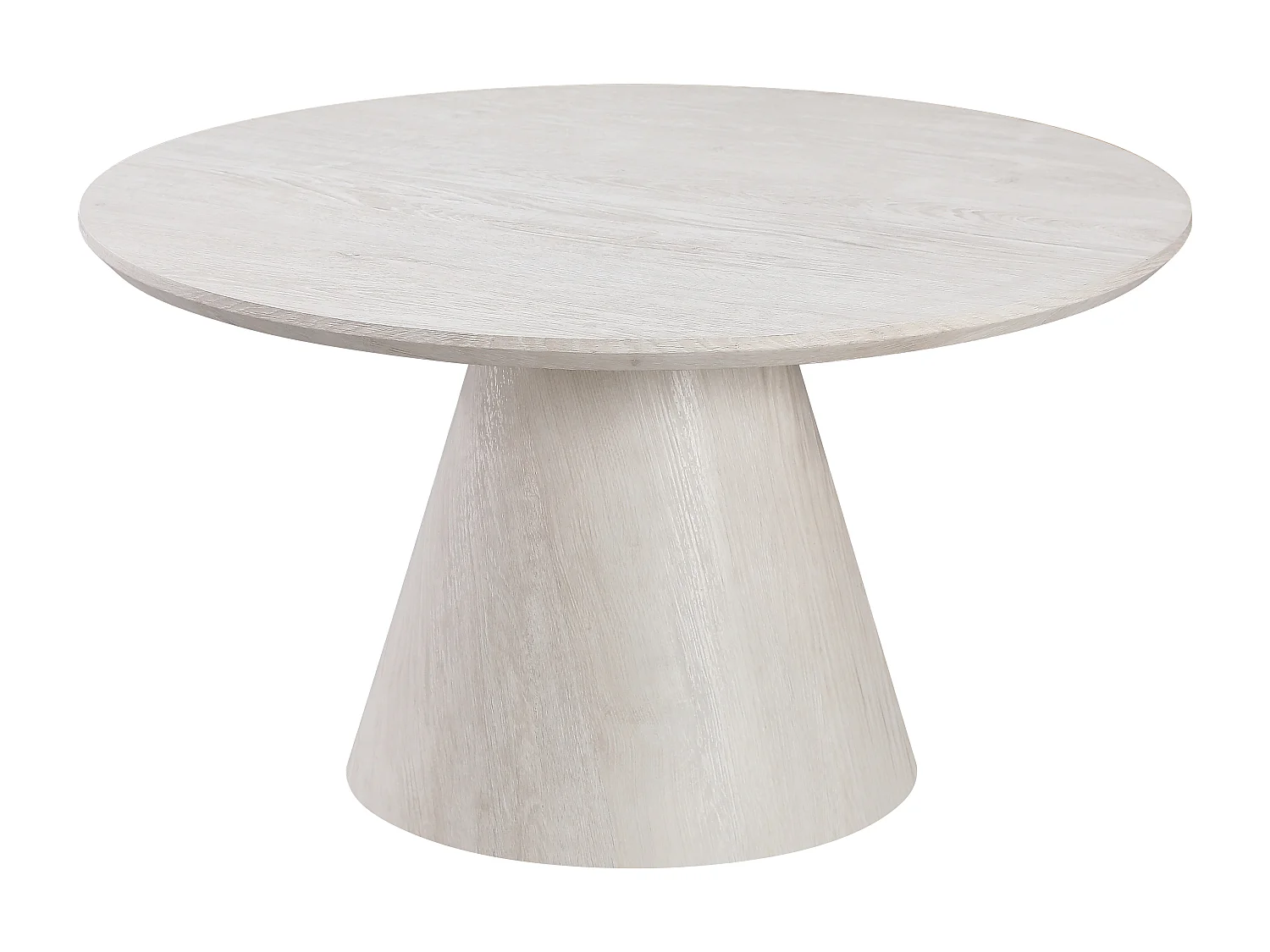 Salontafel in MDF rond - Wit - MANON