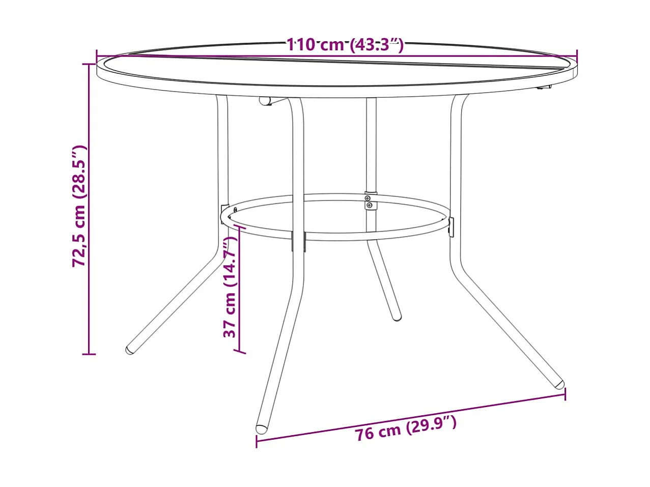 Set Sedie Giardino Impilabili 5pz Antracite Acciaio Verniciato