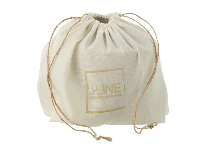 Candela da esterno 31h in ceramica marrone 18x18x13,5 cm