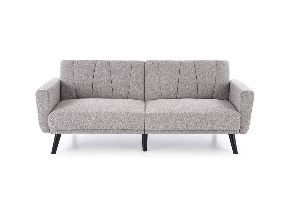 Canapé convertible 3 places en tissu gris MAEVA