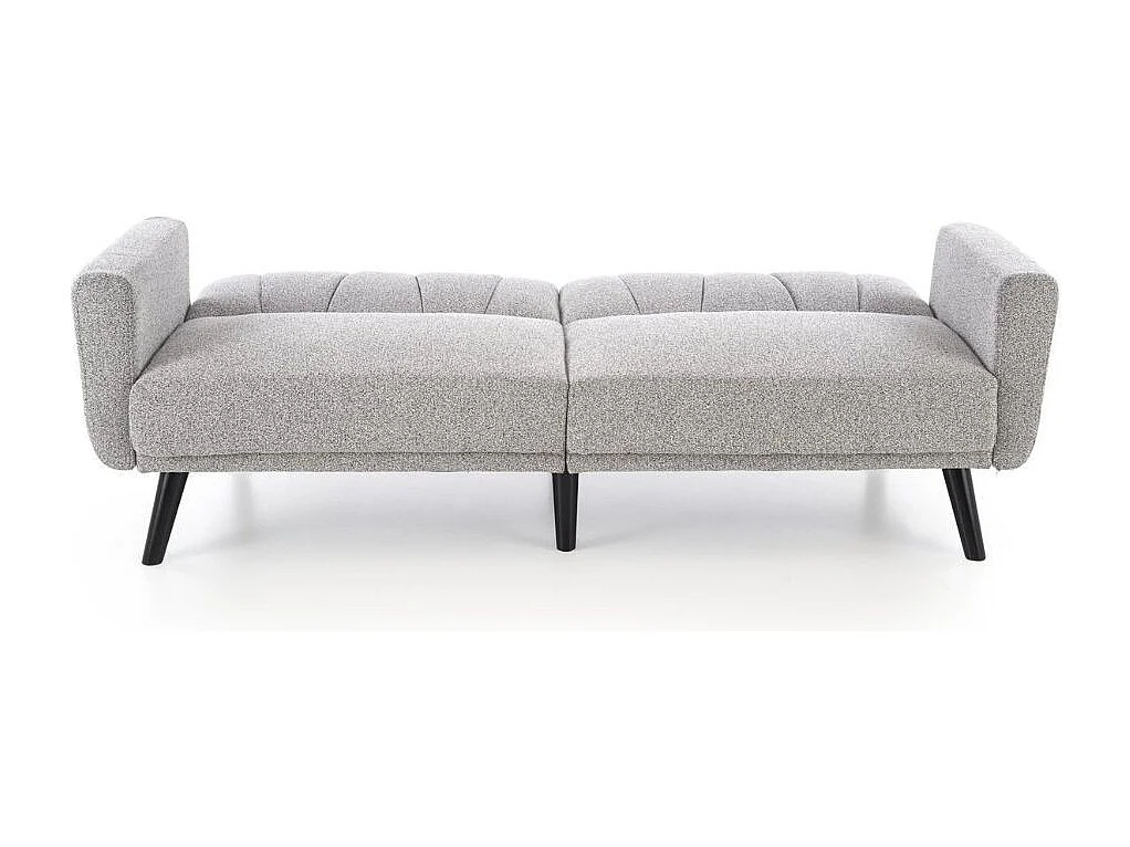 Sofá cama de 3 plazas en tejido gris MAEVA