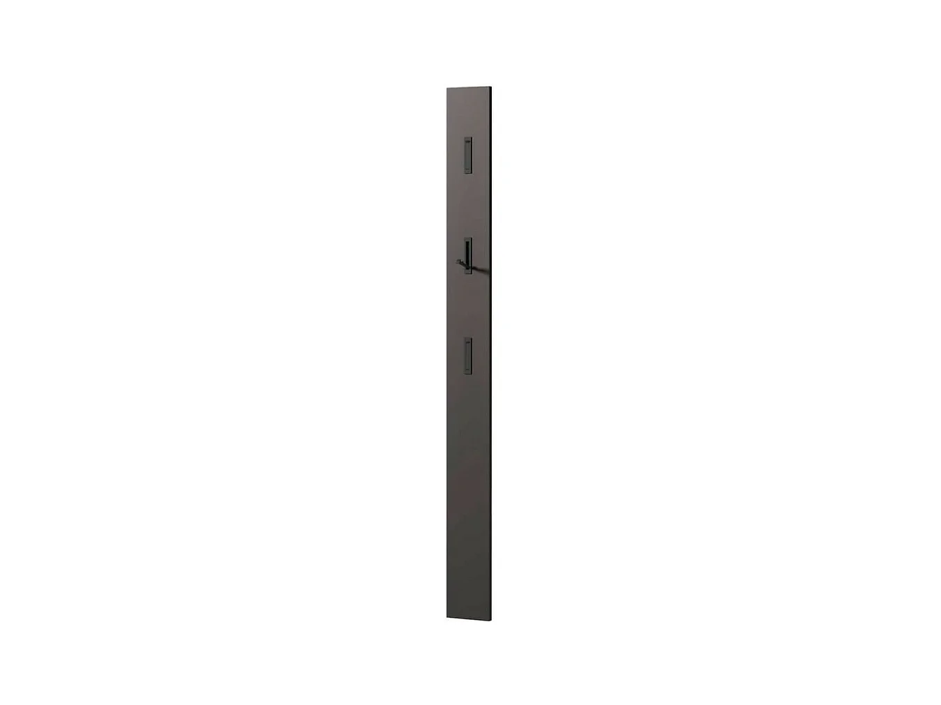 Perchero de pared Justy 15 x 170 cm gris grafito