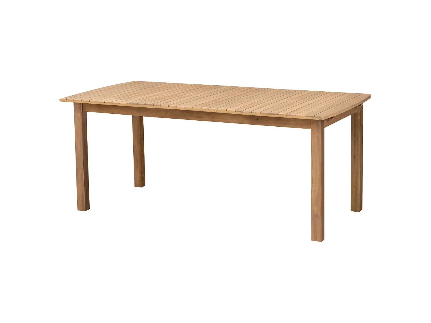 Salon de jardin extensible 180/240cm PADAR en acacia massif 8 places - coussins sable