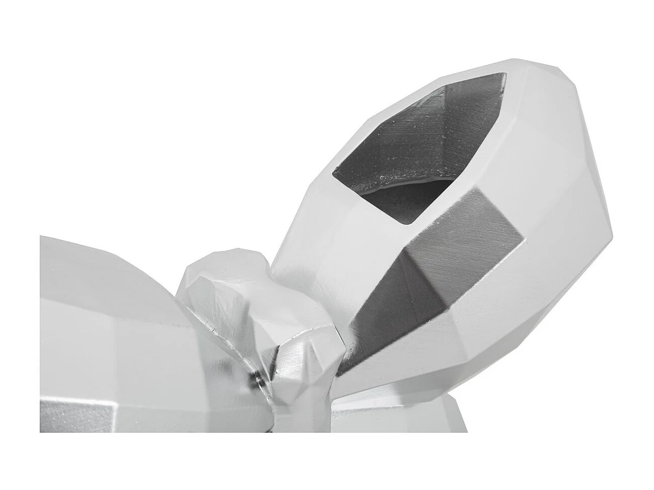 Vase Décoratif Papillon, Argent, 15x22,5x8 cm, Seven Design