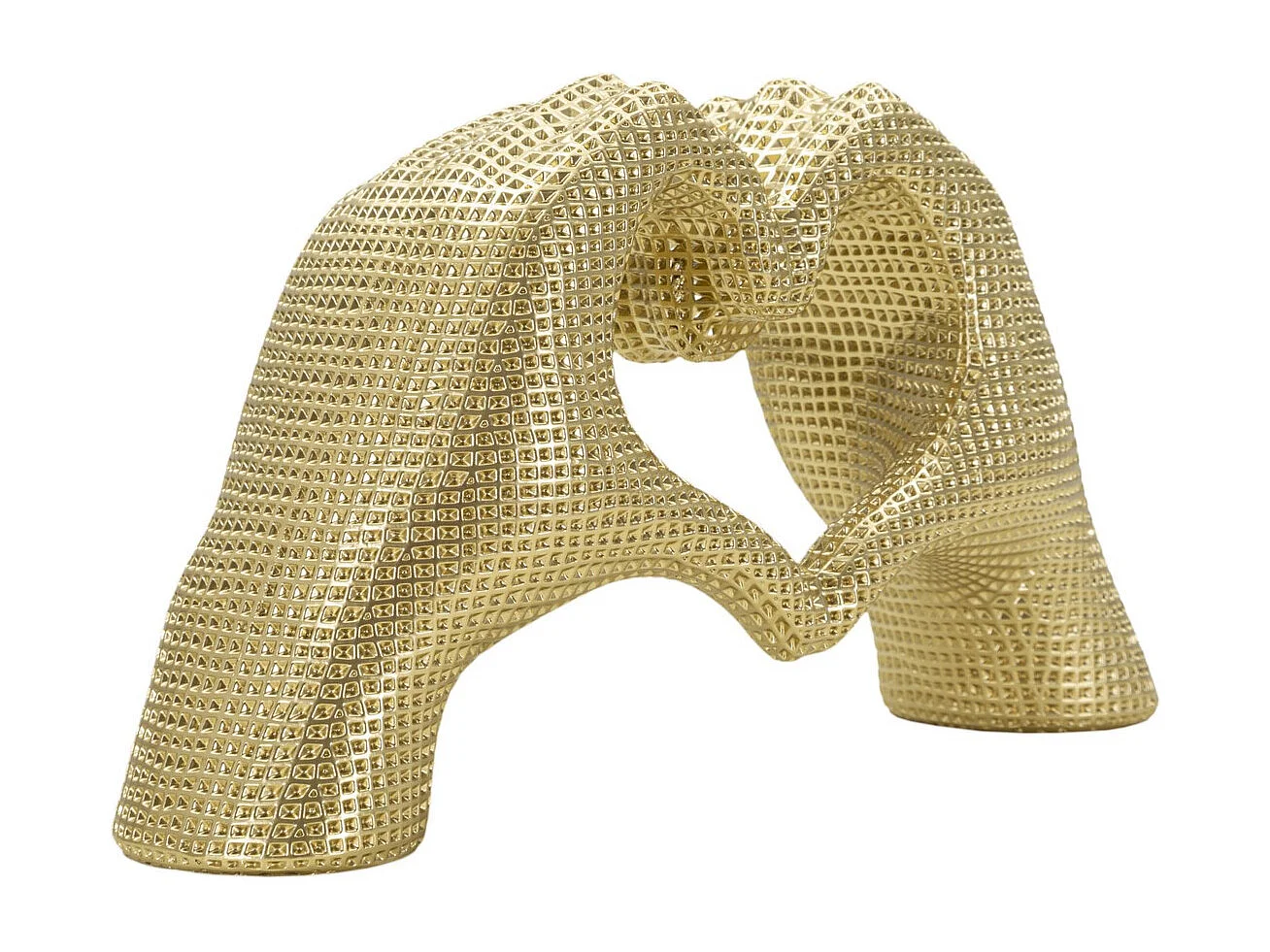 Escultura Manos, Oro, 13,5x25x7,5 cm, Epikasa