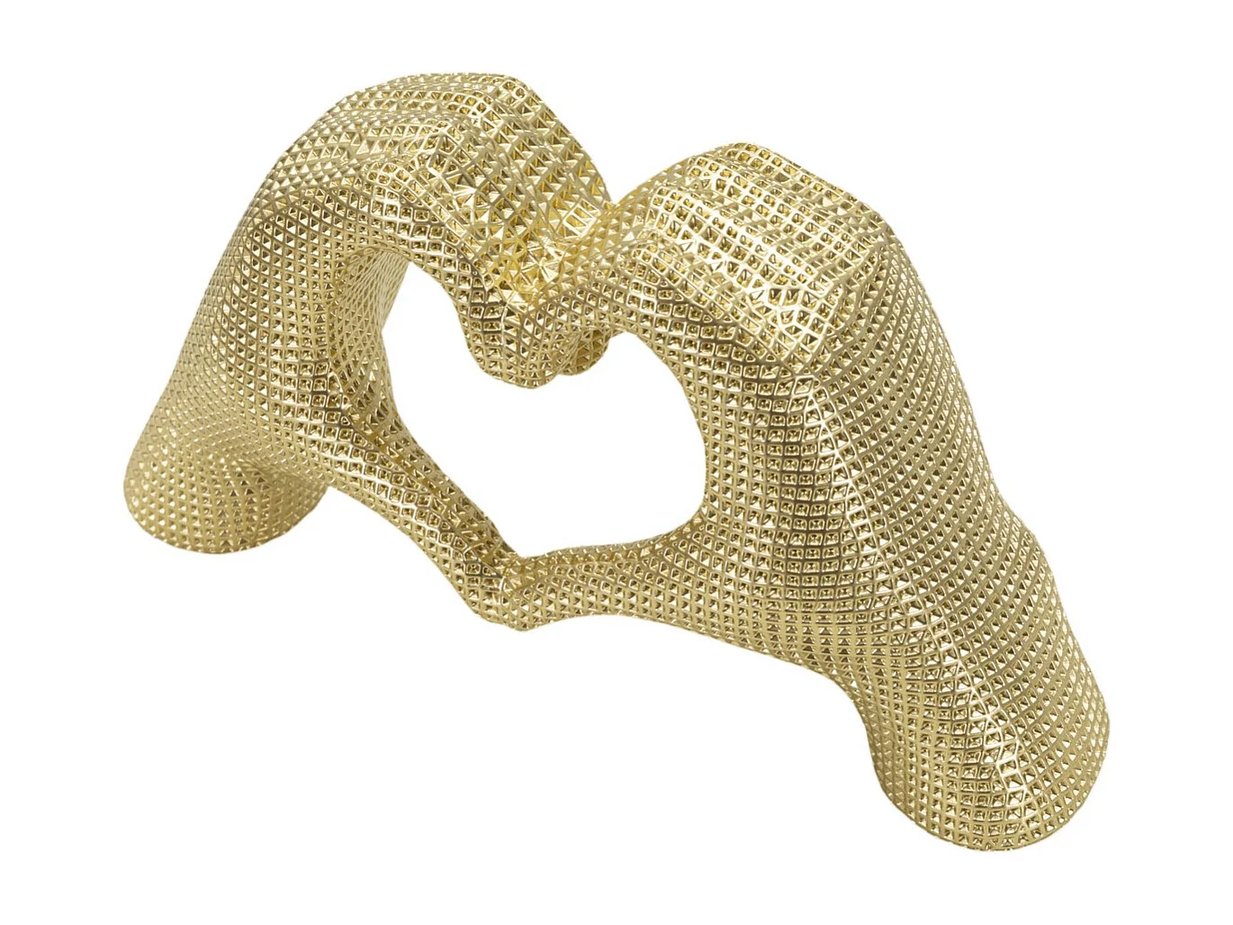Escultura Manos, Oro, 13,5x25x7,5 cm, Epikasa