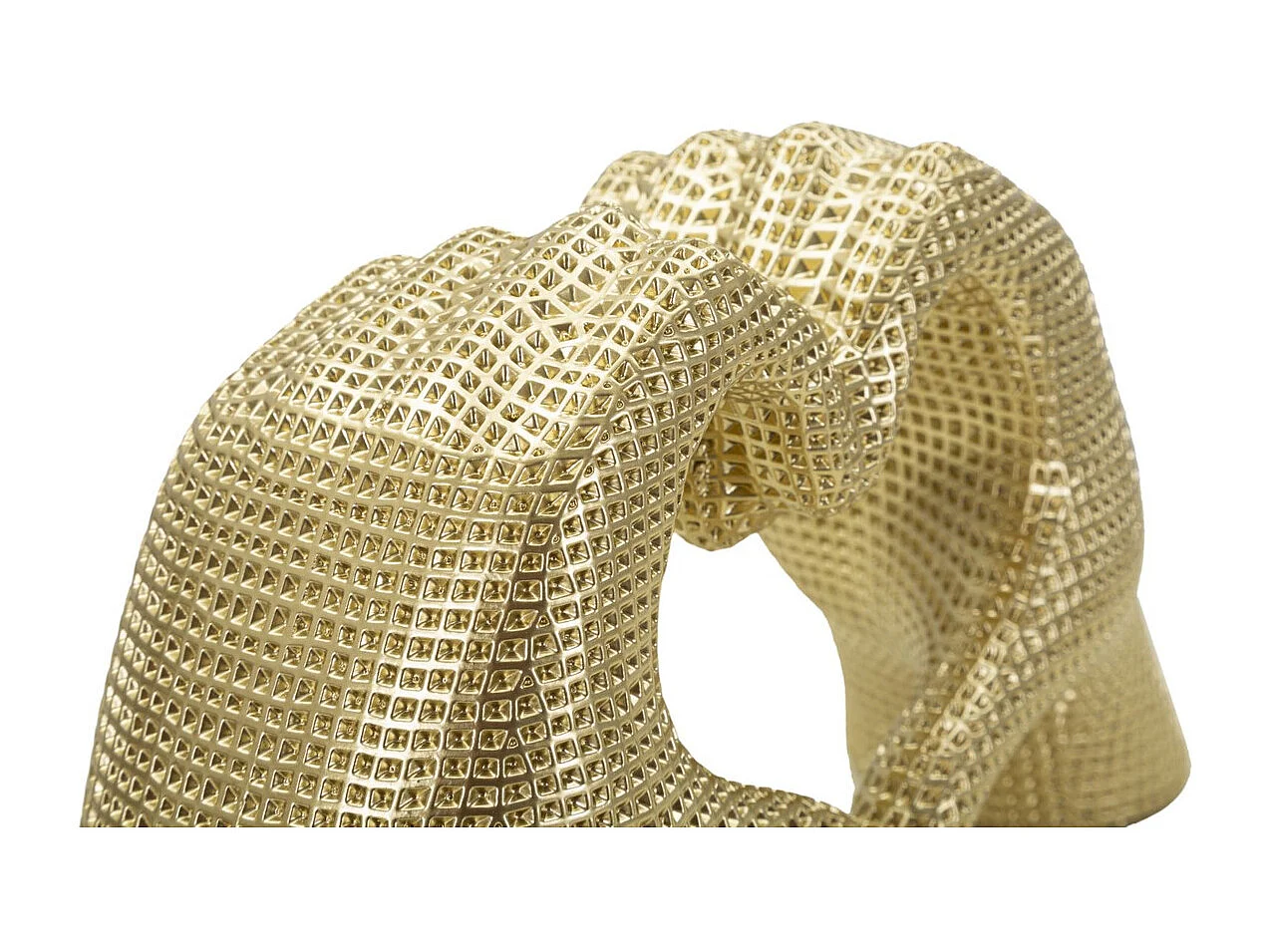 Escultura Manos, Oro, 13,5x25x7,5 cm, Epikasa