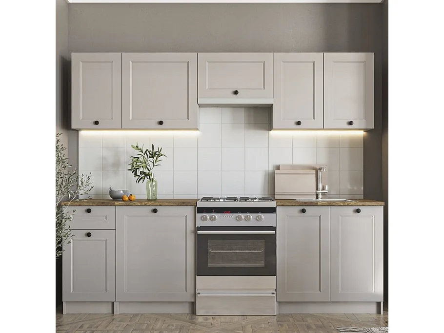 Cuisine moderne couleur cachemire 240 cm FARMER