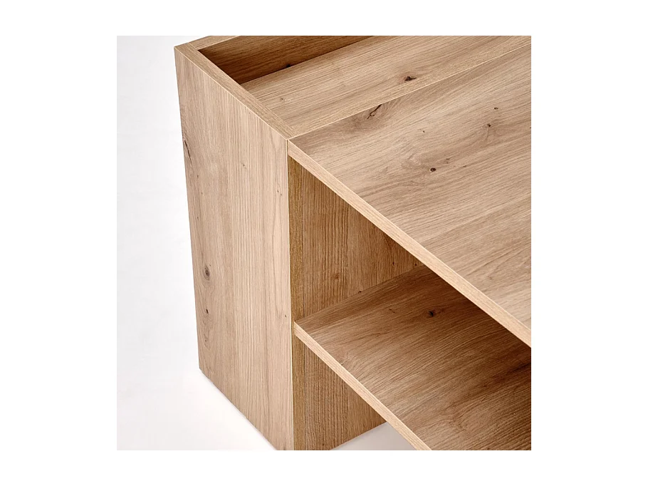 Mesa de centro rectangular 100 x 55 cm de roble artesanal LORIE