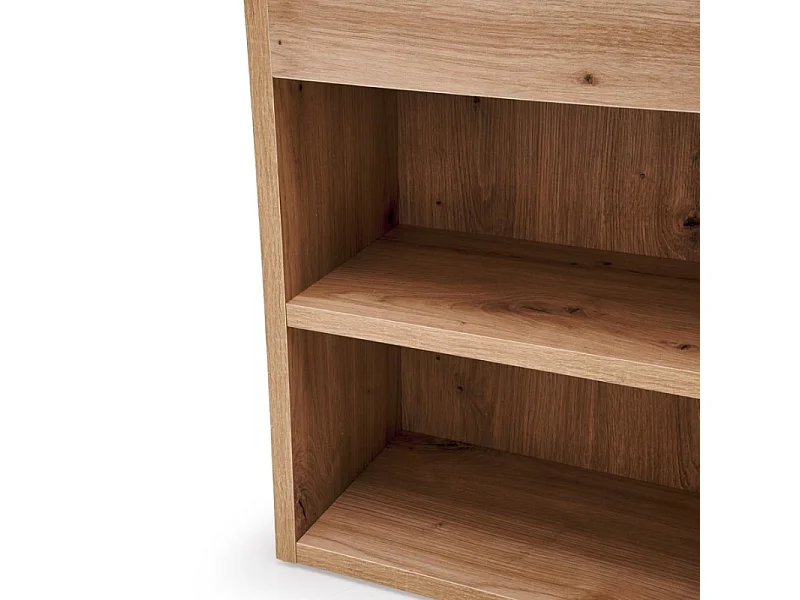 Mesa de centro rectangular 100 x 55 cm de roble artesanal LORIE