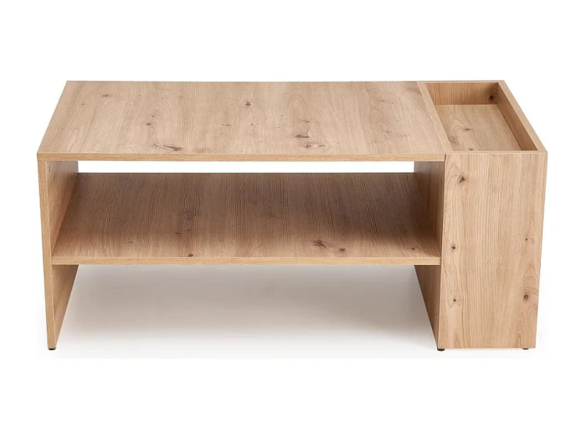 Mesa de centro rectangular 100 x 55 cm de roble artesanal LORIE