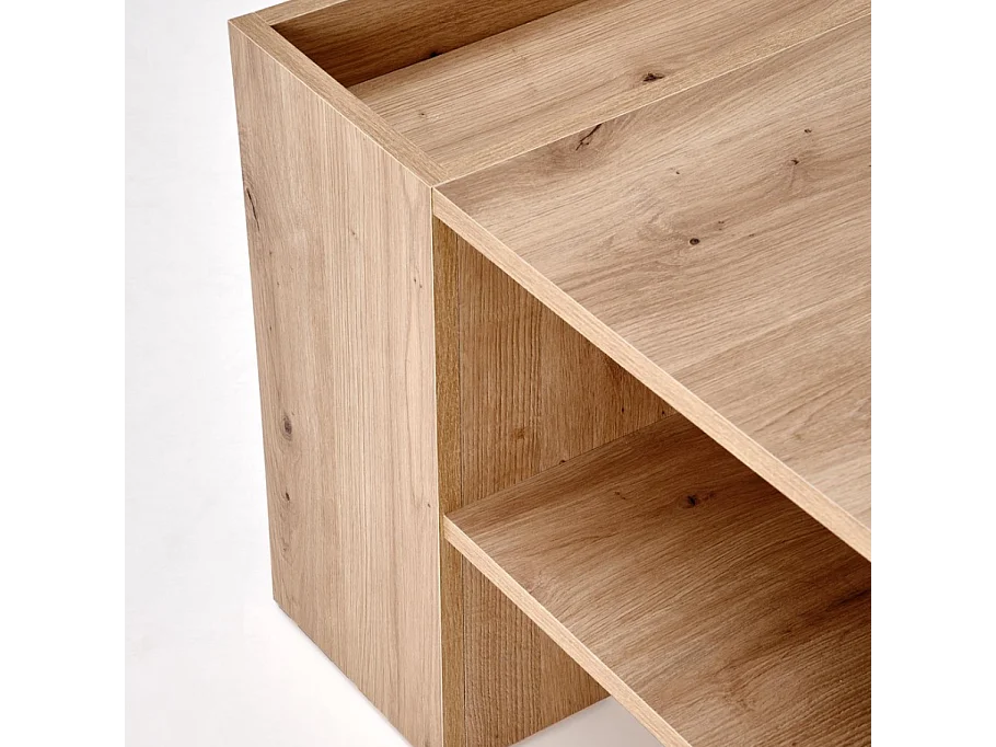 Table basse rectangulaire 100 x 55 cm couleur chêne artisanal LORIE